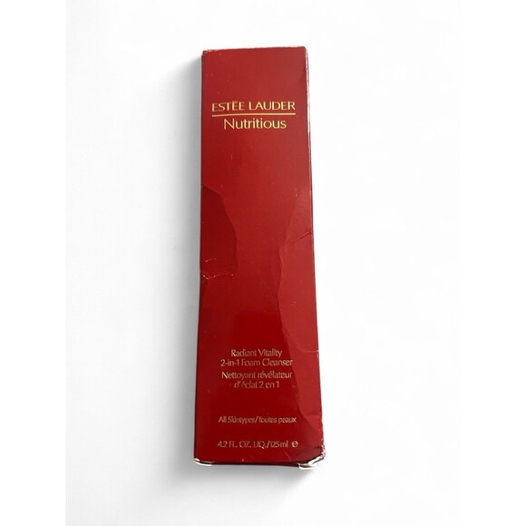 Estee Lauder Nutritious Radiant Vitality 2-In-1 Foam Cleanser 4.2 Oz Ounce Seald - Picture 1 of 4